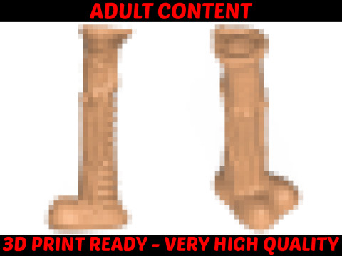 3D Print Ready Fantasy Penis Toy 22 3D प्रिंट मॉडल