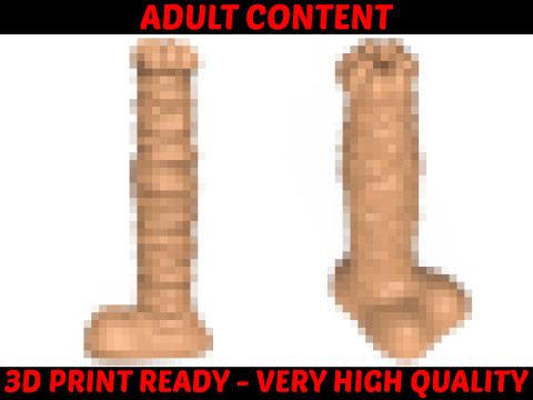 3D Print Ready Fantasy Penis Toy 23 3D प्रिंट मॉडल