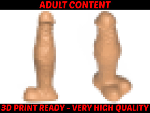 3D Print Ready Fantasy Penis Toy 24 3D प्रिंट मॉडल