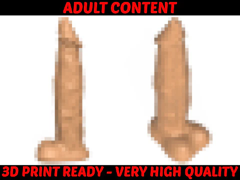 3D 인쇄 준비 판타지 페니스 장난감 25 3D 프린트 모델