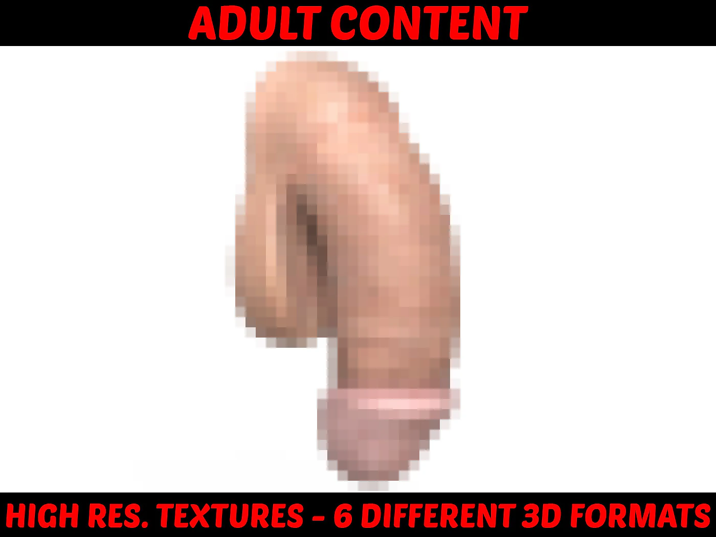 Young Man Penis 01 3D Model .c4d .max .obj .3ds .fbx .stl .blend 