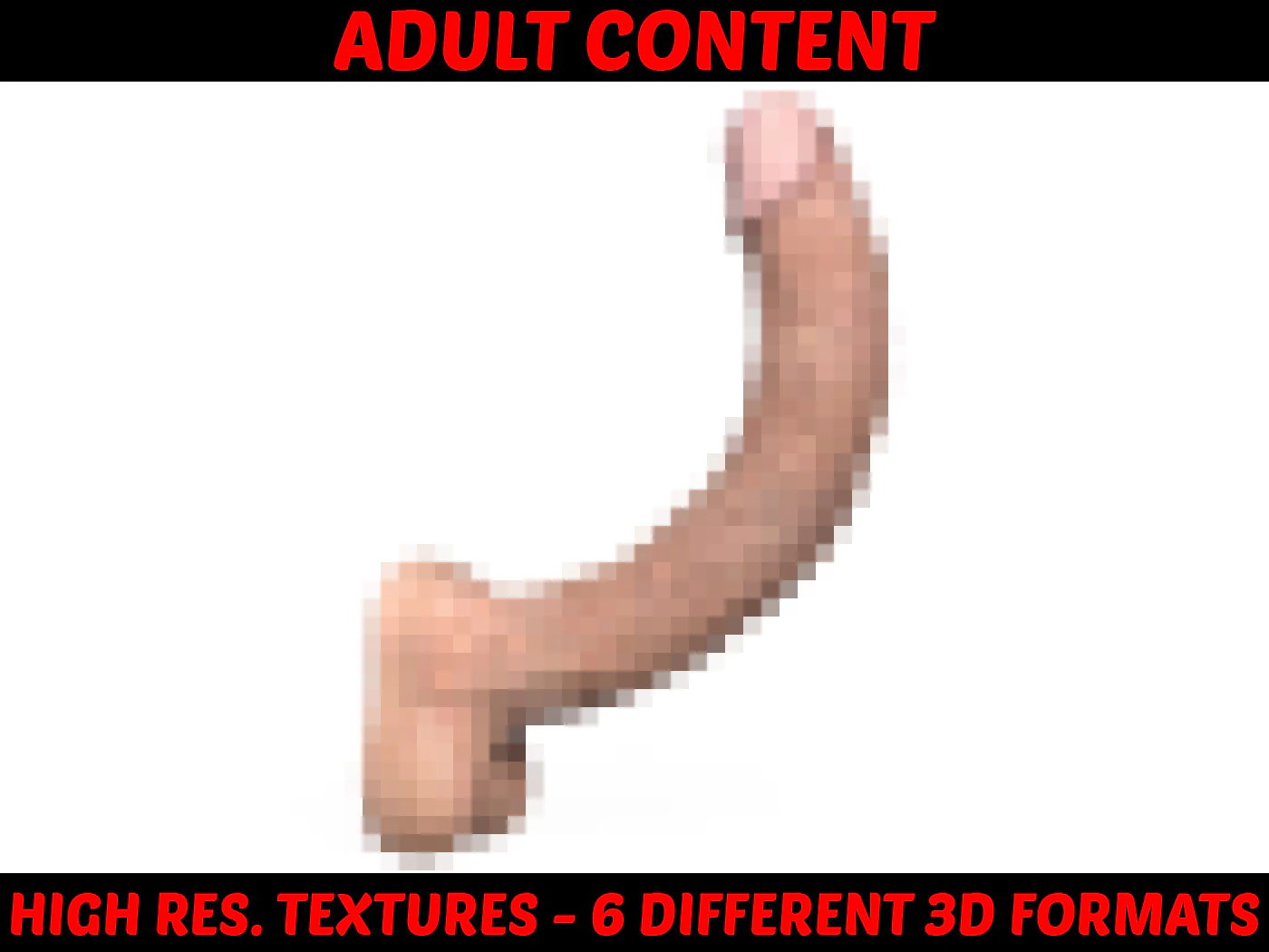 Young Man Penis 06 3D Model .c4d .max .obj .3ds .fbx .stl .blend