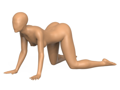 Female Mannequin With Vagina 3D प्रिंट मॉडल