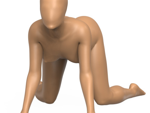 Female Mannequin With Vagina 3D प्रिंट मॉडल