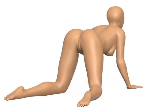 Female Mannequin With Vagina 3D प्रिंट मॉडल