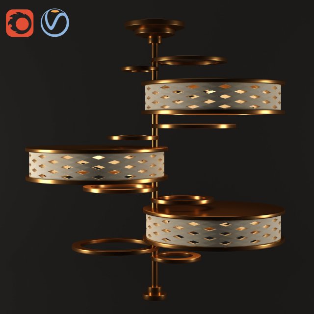 light 02 3D Model .c4d .max .obj .3ds .fbx .stl .blend 