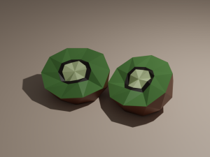 low poly fruits pack-1 3D मॉडल