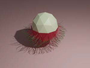 low poly fruits pack-2 3D Model