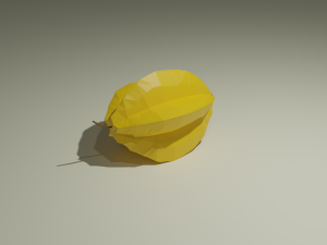 low poly fruits pack-2 Modelo 3D