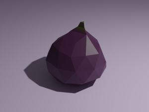 low poly fruits pack-3 3Dモデル