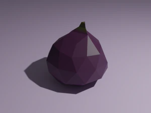 low poly fruits pack-3 3D Model
