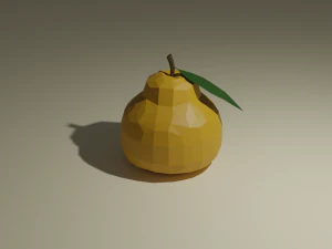 low poly fruits pack-4 3D Model