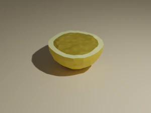 low poly fruits pack-4 3D Model