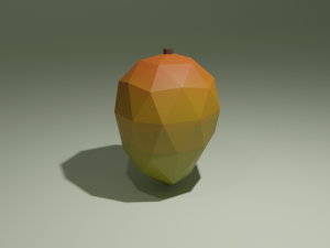 low poly fruits pack-5 Modelo 3D