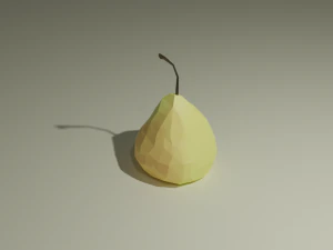 low poly fruits pack-5 3D Model