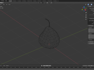 low poly fruits pack-5 Modelo 3D