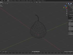 low poly fruits pack-5 3D Model