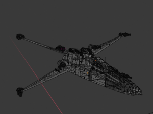 spaceship 3D-Modell