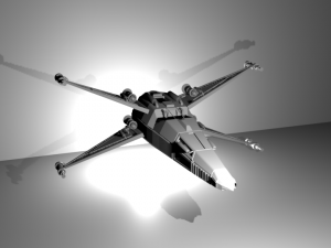 spaceship 3Dモデル