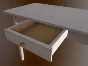table and chair Model 3D