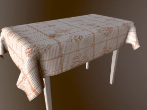 Tisch und Stuhl 3D Modell