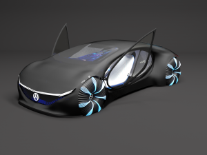 mercedes avtr concept 2020 - blend obj 3ds 3D-Modell