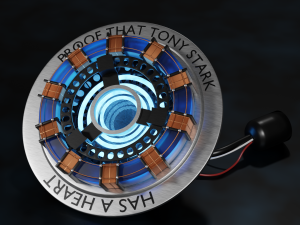 arc reactor iron man blend - obj - stl 3D Модель