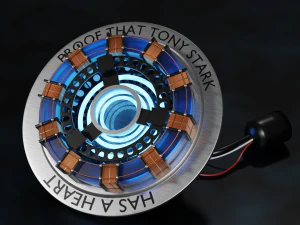 arc reactor iron man blend - obj - stl 3D Model
