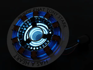 arc reactor iron man blend - obj - stl 3D Model