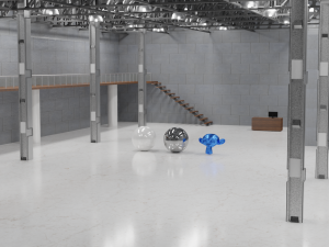 clean building for presentations - blend stl obj fbx 3D Model