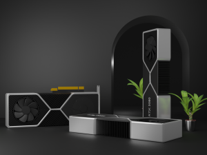 rtx 3080 graphic card - blend obj fbx stl 3D Model