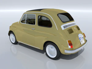 av&eacute;fiat500 Modèle 3D