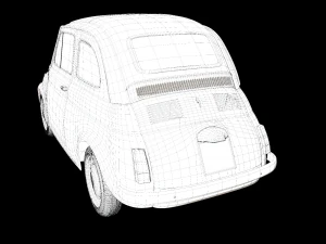 av&eacute;fiat500 Modèle 3D