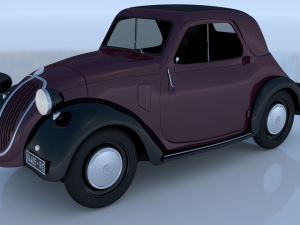ave-fiat-topolino Modèle 3D