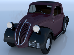 ave-fiat-topolino Modèle 3D
