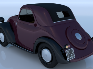 ave-fiat-topolino Modèle 3D