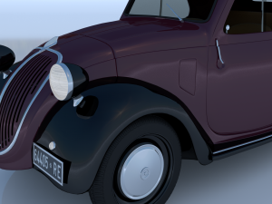ave-fiat-topolino Modèle 3D