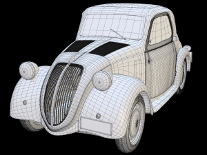 ave-fiat-topolino Modèle 3D