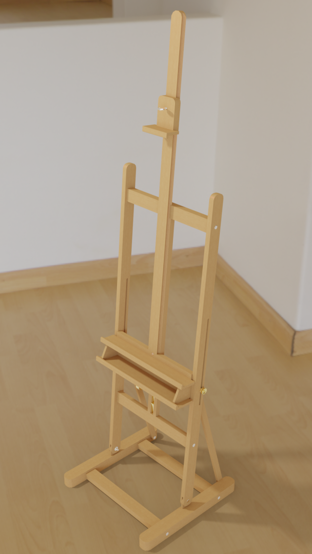 ave-painting-easel 3D Model .c4d .max .obj .3ds .fbx .stl .blend 