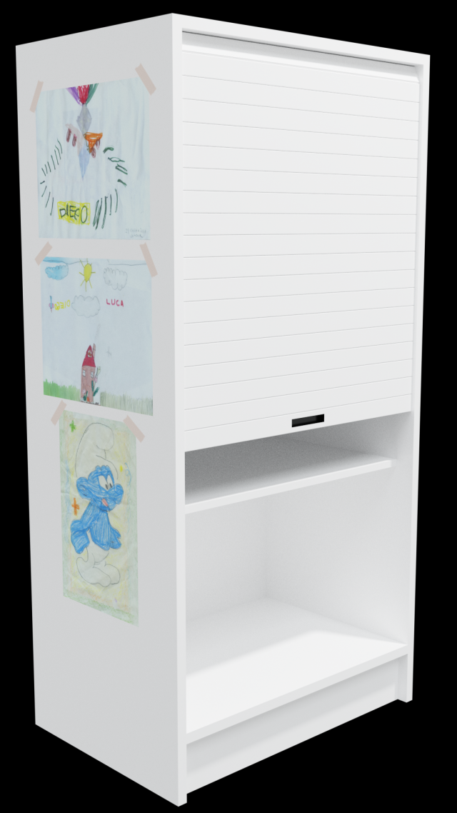 ave-cabinet-with-portcullis 3D Model .c4d .max .obj .3ds .fbx .stl .blend 