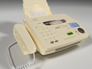 ave-tel-fax-panasonic 3D Модель