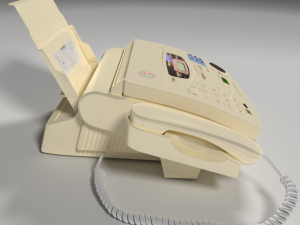 ave-tel-fax-panasonic 3D Модель