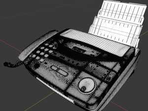 ave-tel-fax-panasonic 3D Модель