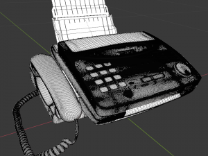 ave-tel-fax-panasonic 3D Модель