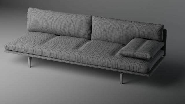 couch 3D 模型 .c4d .max .obj .3ds .fbx .stl .blend 