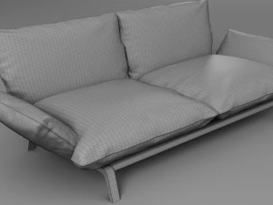 couch leather 3D Model