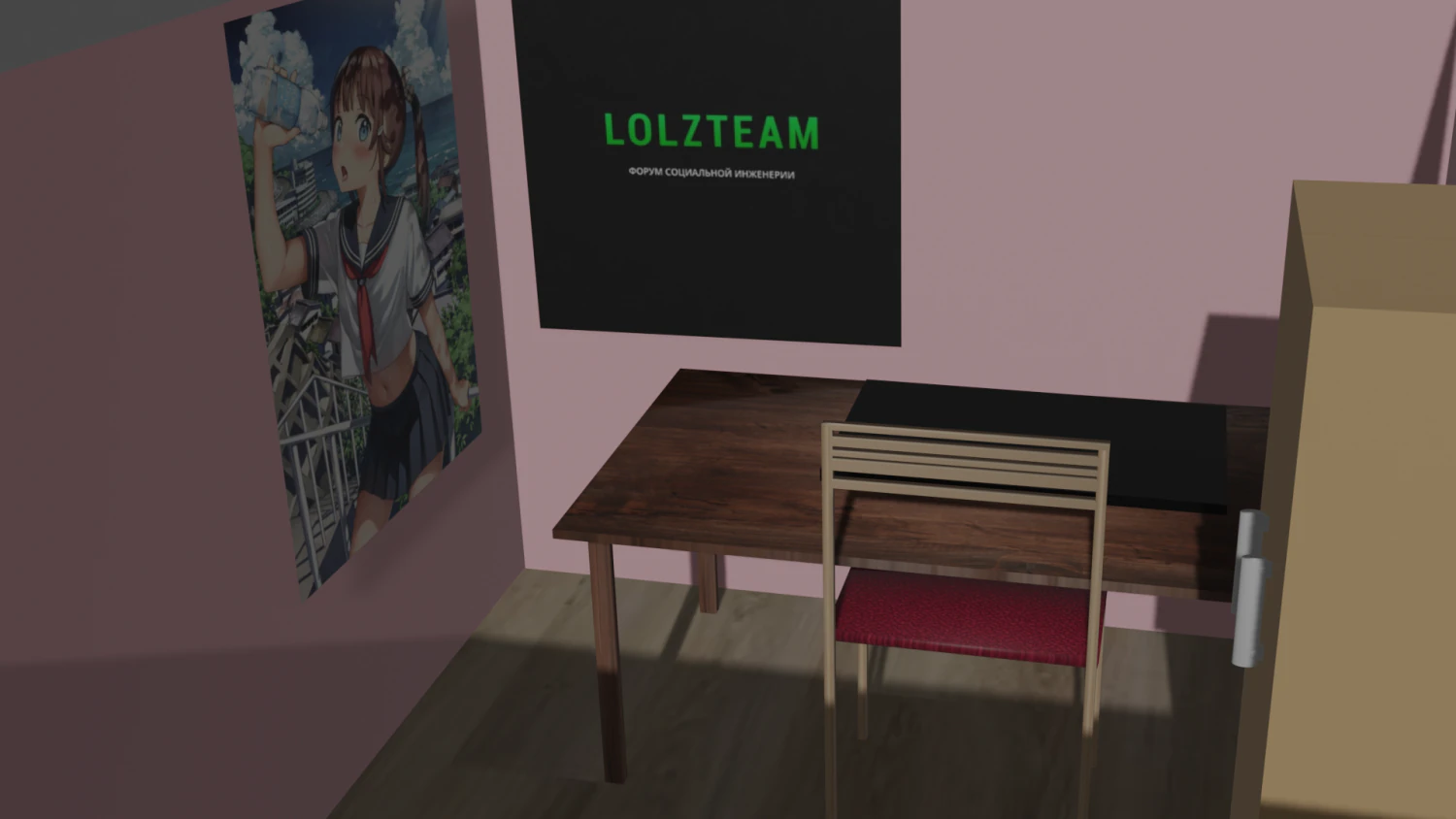 room 3D Model .c4d .max .obj .3ds .fbx .stl .blend 