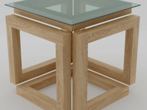 infinity side-table Modelo 3D