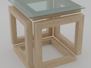 infinity side-table Modelo 3D
