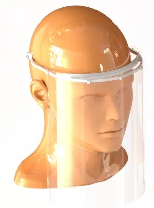faceshild covid-19 3D Print Model .c4d .max .obj .3ds .fbx .stl .blend